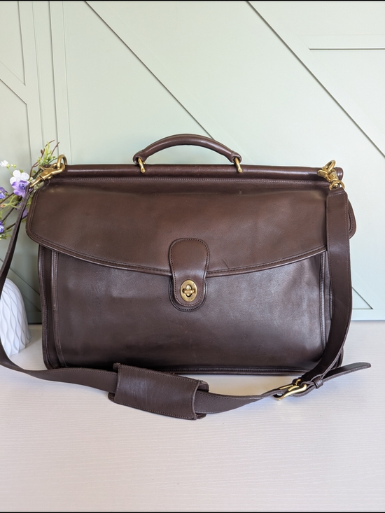 Coach Handbags - vintage Coach BeekmanBriefcase (Style #5266), an iconic dowel-top design first